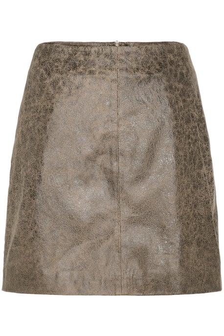 SLIsabeau Leather Skirt STUDIO A-shape - Image 5
