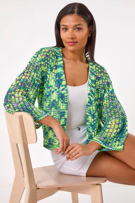 Spacedye Knit Cardigan - Image 2
