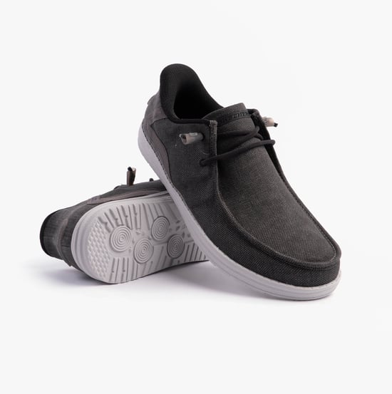 Skechers Melson - Coronado Mens Shoes Black/grey - Image 2