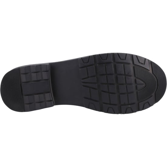 Hush Puppies Brian Senior Läderpojkar Svarta Brogues - Image 3