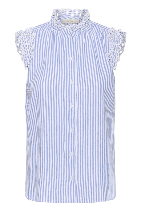 Overhemd met lang mouwen DallyIW Regular fit blue white - Image 5