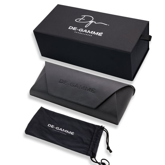 De-Gamme Bold Clear Geometric Rectangle Polarized Sunglasses - Malta - Image 5