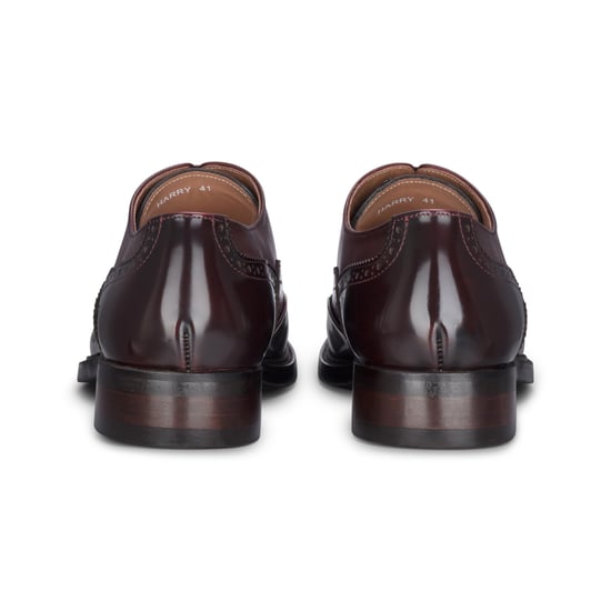 Justin Reess Heren Wijnrode Patentleren Brogue Formele Schoenen - Harry - Image 4