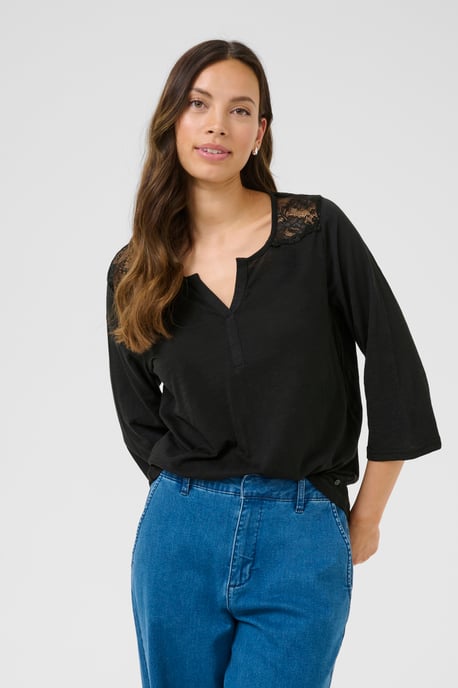 CRJanny lace jersey blouse Regular fit - Image 3