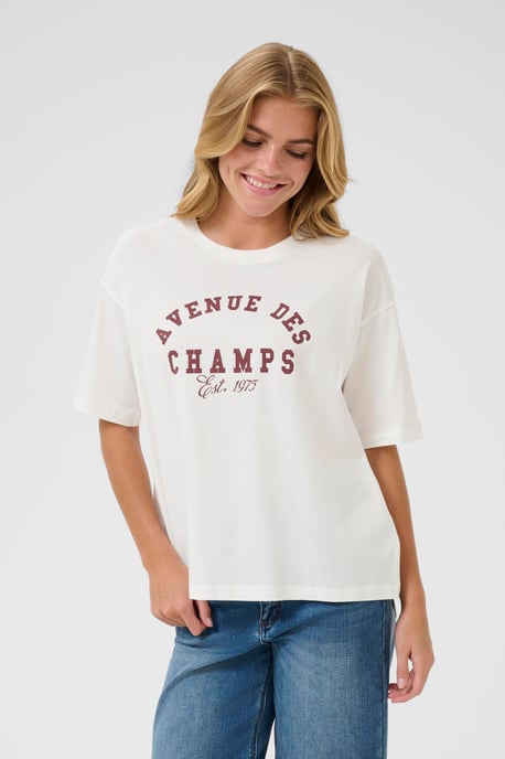 T-shirt KAharries Oversize fit white - Image 3