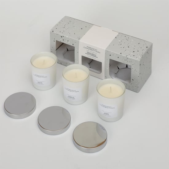 French Connection White Collection Trio of Candles Giftset 3 x 52g - Image 3