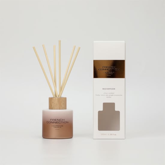 French Connection Metallic Collection Champagne Truffle Reed Diffuser 100ml - Image 2