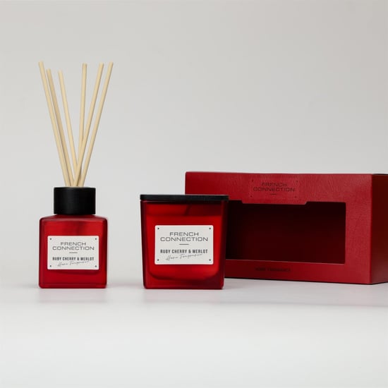 French Connection Autumn Collection Ruby Cherry & Merlot Diffuser + Candle Gift Set - Image 1