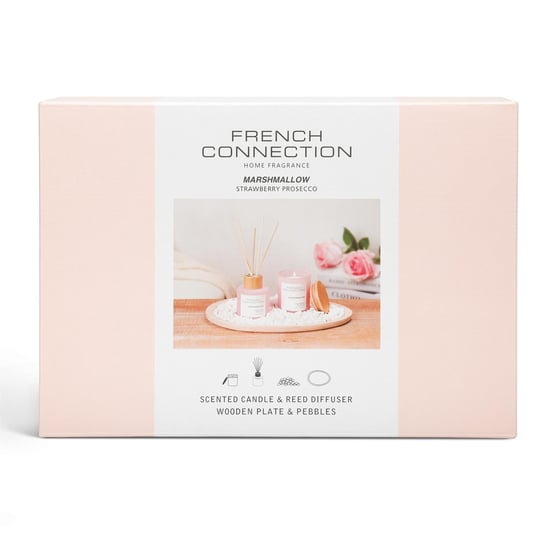 French Connection Pastel Collection Marshmallow Diffuser 100ml + Candle 130g - Image 3