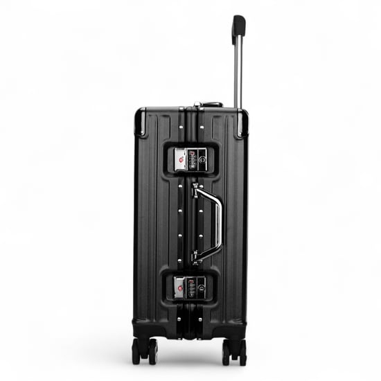 Robust Charcoal Black Hard Shell Cabin Suitcase Luggage Suitable for Easyjet, Ryanair, Wizzair - Image 5