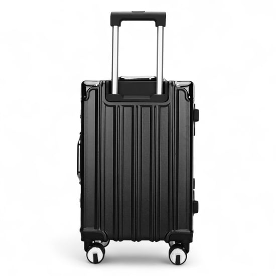 Robust Charcoal Black Hard Shell Cabin Suitcase Luggage Suitable for Easyjet, Ryanair, Wizzair - Image 6