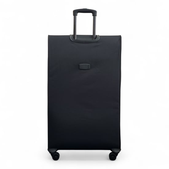 Expandable Soft Black Extra Large 8 Wheel Lightweight Suitcase Luggage Travel Bags - Image 6