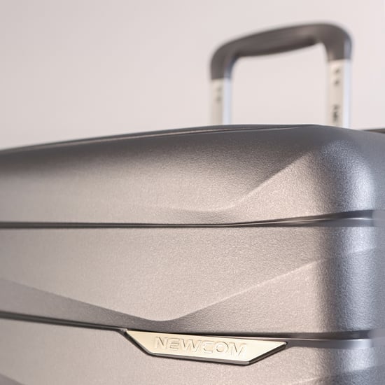 Hard Shell TSA Smoke Grey Strong Suitcase Set 8 Wheel Cabin Luggage Holiday Travel Case - Image 5