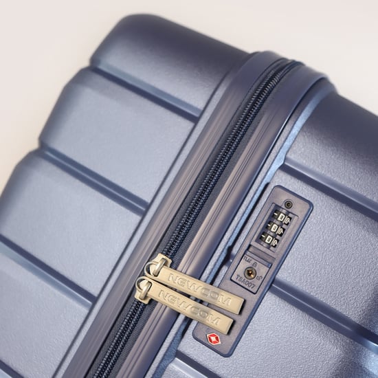Hard Shell TSA Smoke Blue Strong Suitcase Set 8 Wheel Cabin Luggage Holiday Travel Case - Image 6