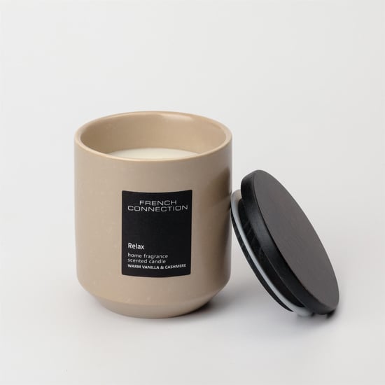 French Connection Stone Collection Warm Vanilla & Cashmere Candle 238g - Image 3