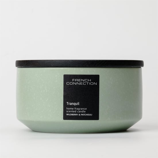 French Connection Stone Collection Wildberry & Patchouli Candle 405g - Image 1