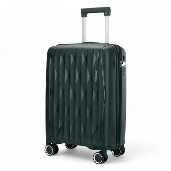 Robust Green Hard Shell Cabin Suitcase TSA Luggage Suitable for Easyjet, Ryanair, Wizzair - Image 4