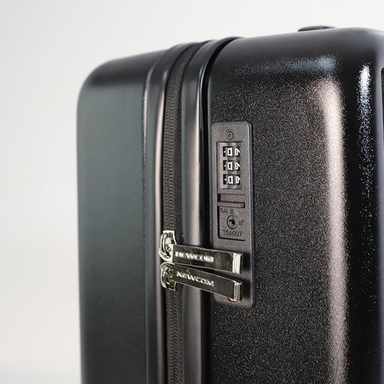 Hard Shell Cabin 44 x 22 x 38 cm Black TSA Secure Luggage Suitcase Suitable for Easyjet, Ryanair - Image 6