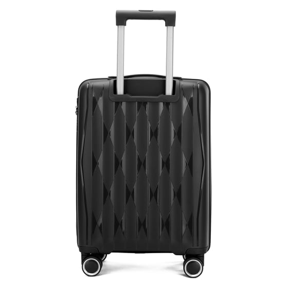 Robust Black Hard Shell Cabin Suitcase TSA Luggage Suitable for Easyjet, Ryanair, Wizzair - Image 6