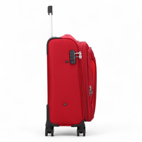 Soft Red Cabin Suitcase Nylon 900D Suitable Integrated Lock for Easyjet, Ryanair, Wizzair - Image 5