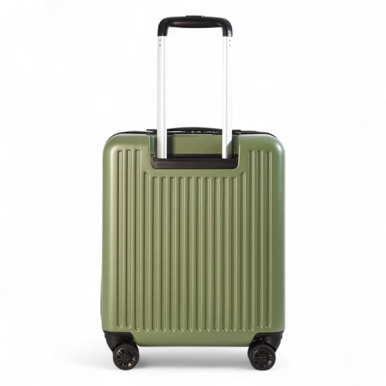 Durable EasyJet Ryanair 39 x 26 x 51.5 cm Olive Green Front Open Cabin Luggage Travel Suitcase - Image 6