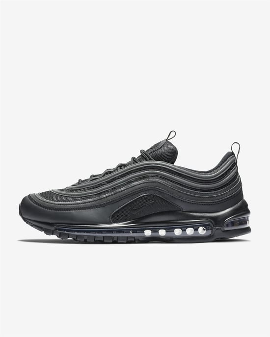Nike Air Max 97 Trainers Black/White/Black - Image 2