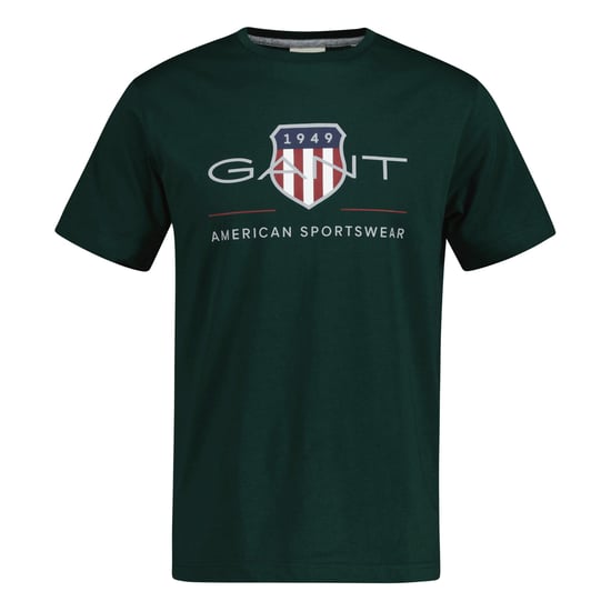 GANT Mens Regular Fit Short Sleeve Archive Shield T-Shirt - Image 1