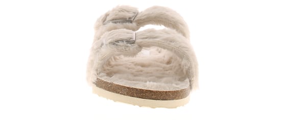 Kisses Girls Fluffy Slippers Mules Faux Fur Glee beige - Image 3