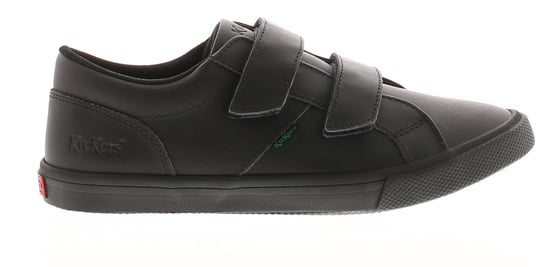 Kickers Younger Boys Shoes Trainers Kody Twin Leather Touch Fastening black - Image 2