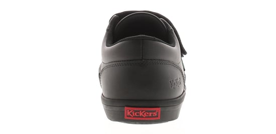 Kickers Younger Boys Shoes Trainers Kody Twin Leather Touch Fastening black - Image 4