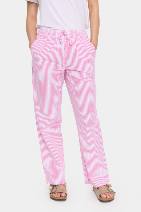 Casual broek ElmikoSZ Regular fit pink white - Image 3