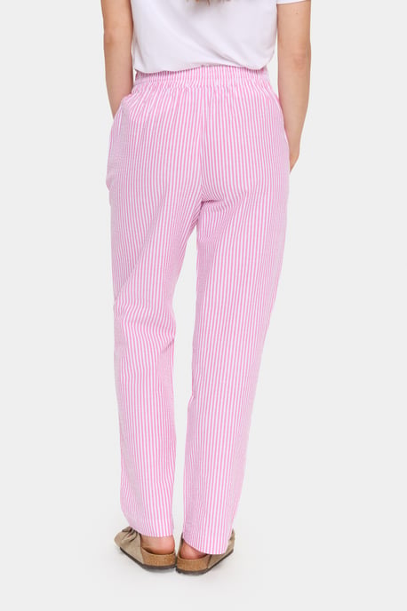 Casual broek ElmikoSZ Regular fit pink white - Image 4
