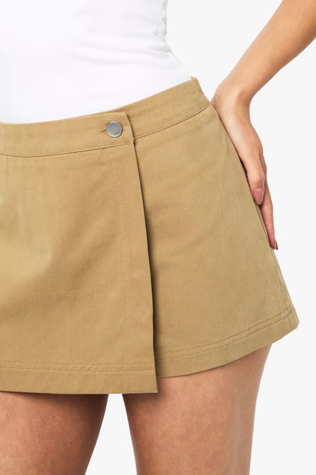 Twill Wrap Skort - Image 4