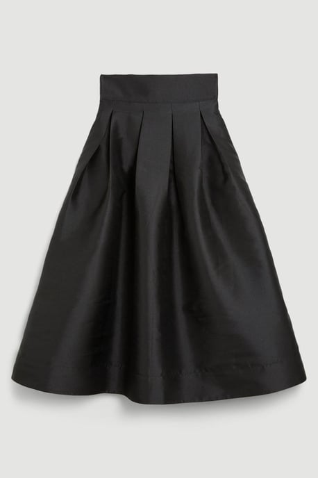 Twill Woven Prom Maxi Skirt - Image 4