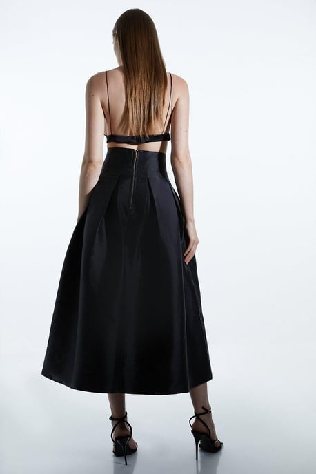 Twill Woven Prom Maxi Skirt - Image 5
