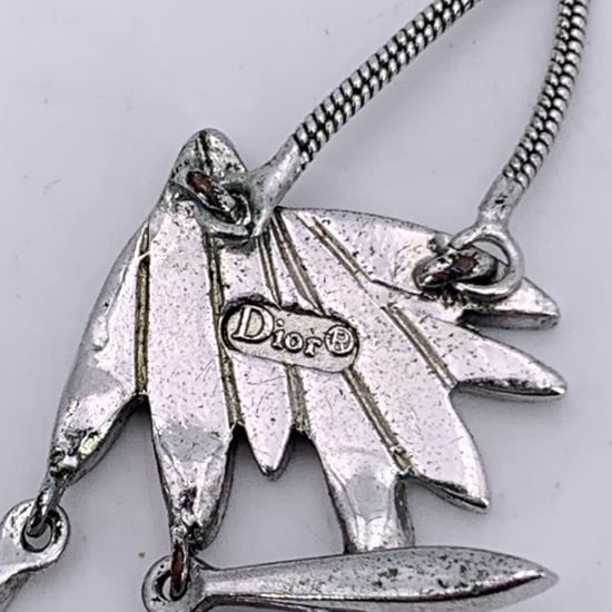 Dior Vintage Metal Necklace - Image 5