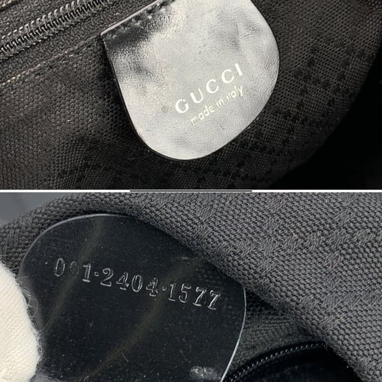 Gucci Vintage Cloth Hobos Bamboo - Image 3