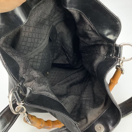 Gucci Vintage Cloth Hobos Bamboo - Image 4