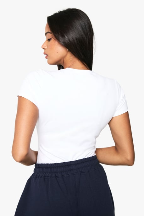 Peached Sculpt Short Sleeve Bodysuit - Image 2