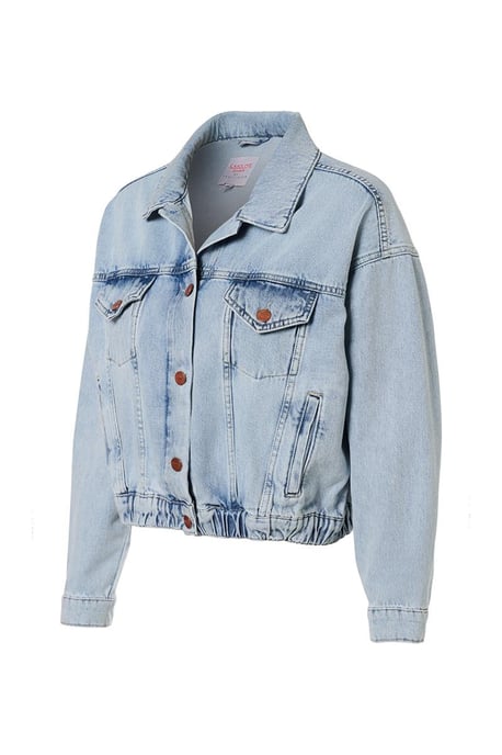 Caroline Tensen Oversized Helsinki Denim Jacket Licht Blauw - Image 3