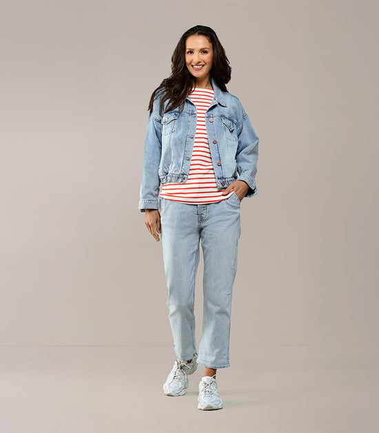 Caroline Tensen Oversized Helsinki Denim Jacket Licht Blauw - Image 6