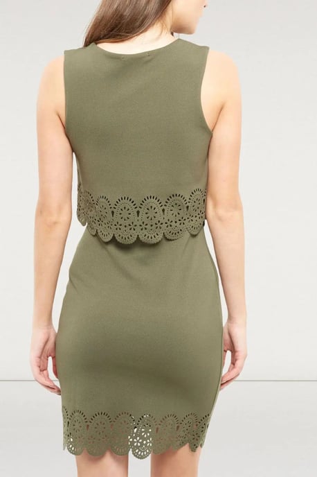 Overlay Pencil Dress - Image 4