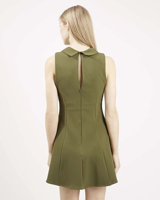 Sleeveless Skater Dress With Collar - Image 3