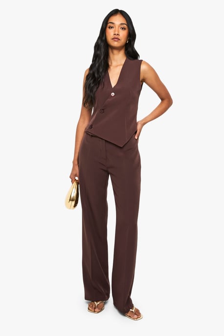 Asymmetric Adjustable Back Waistcoat - Image 3