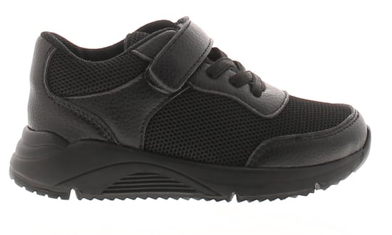 Focus Younger Boys Trainers Lucien Touch Fastening Elastic Lace black - Image 2