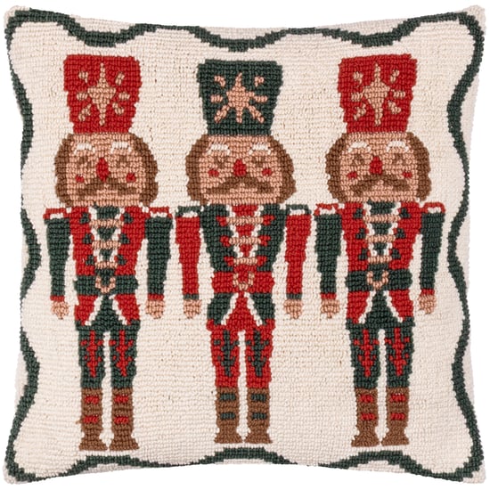 furn. Nutcracker Trio Tufted Cushion Cover, 45 cm x 45 cm - Image 1