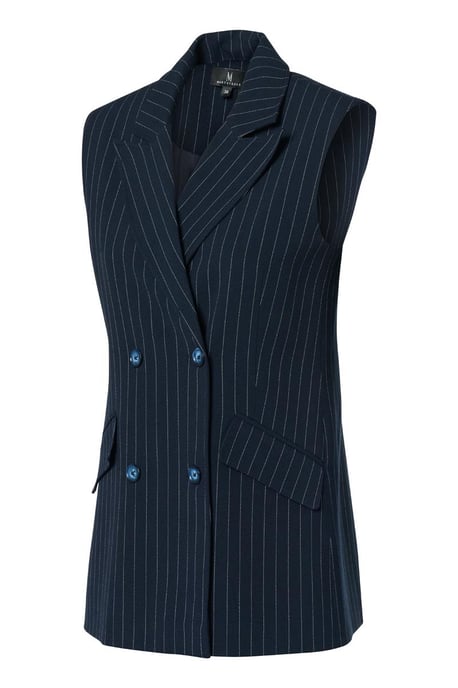 Chloe Gilet Navy / Off White - Image 4