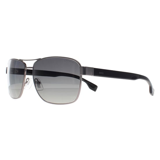 Hugo Boss Aviator Mens Matte Dark Ruthenium  Grey Gradient Polarized BOSS 1559/O/S - Image 2
