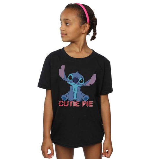 Disney Meisjes Lilo en Stitch Stitch Cutie Pie Katoenen T-shirt (Zwart) - Image 2
