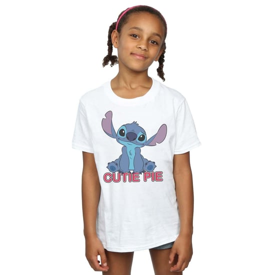 Disney Meisjes Lilo en Stitch Stitch Cutie Pie Katoenen T-shirt (Wit) - Image 2